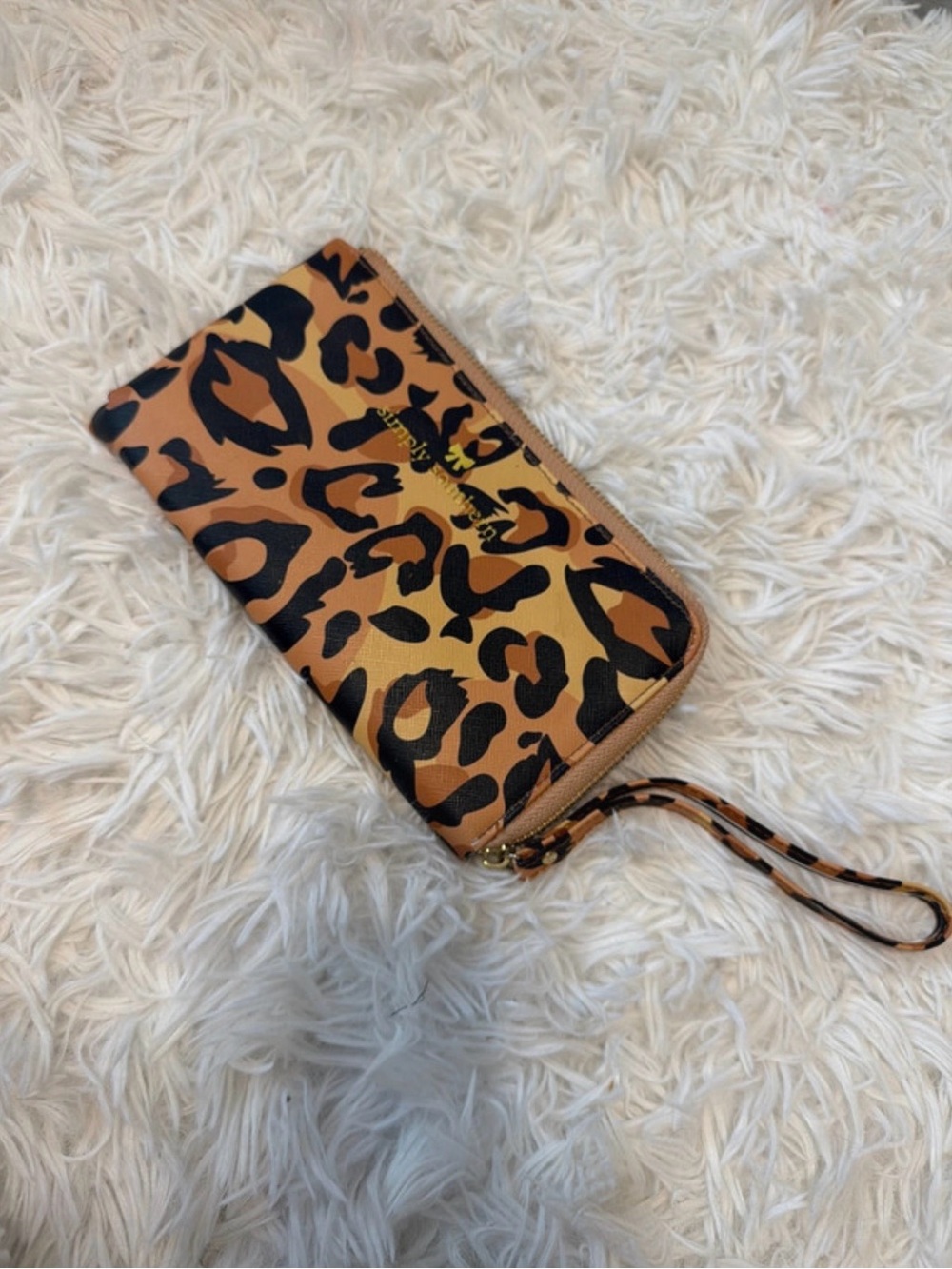Simply Southern Leopard Print Zip Wristlet Wallet